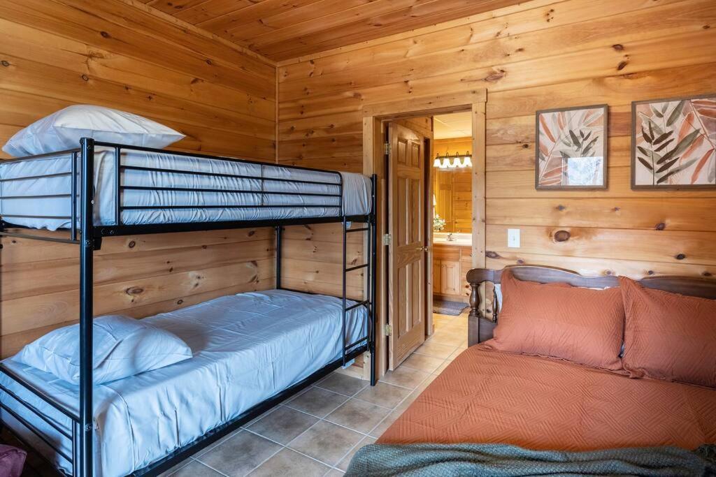 Mtn Cabin Sleeps 10 - 5 Mins To Fishing & Camping Ellijay Extérieur photo