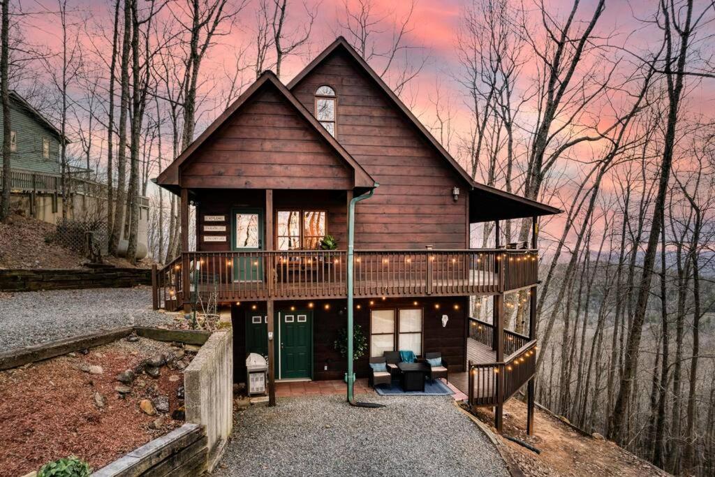 Mtn Cabin Sleeps 10 - 5 Mins To Fishing & Camping Ellijay Extérieur photo