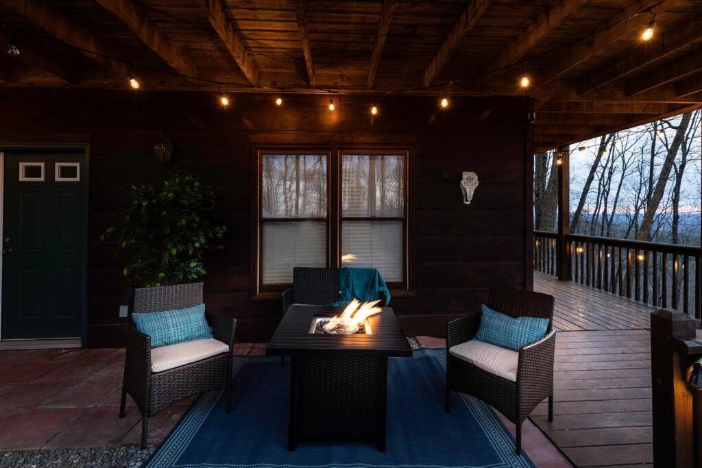 Mtn Cabin Sleeps 10 - 5 Mins To Fishing & Camping Ellijay Extérieur photo