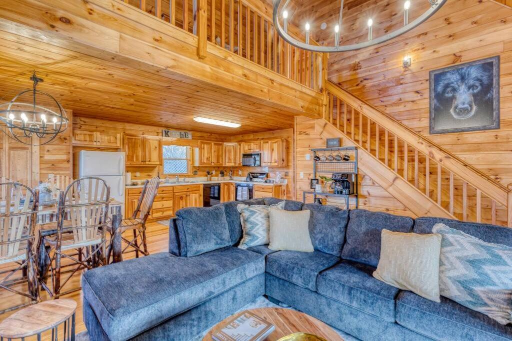 Mtn Cabin Sleeps 10 - 5 Mins To Fishing & Camping Ellijay Extérieur photo