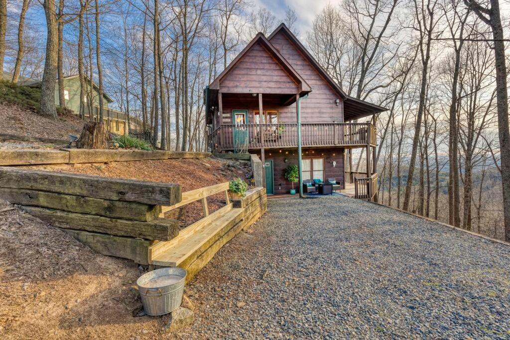 Mtn Cabin Sleeps 10 - 5 Mins To Fishing & Camping Ellijay Extérieur photo